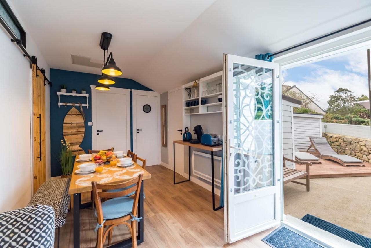Ty Ker Embrun - Maison Vue Mer A 280M De La Plage Plougrescant Exteriör bild
