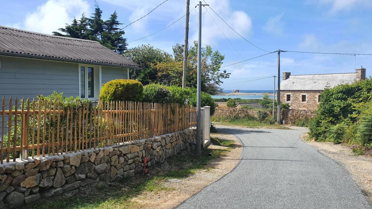 Ty Ker Embrun - Maison Vue Mer A 280M De La Plage Plougrescant Exteriör bild